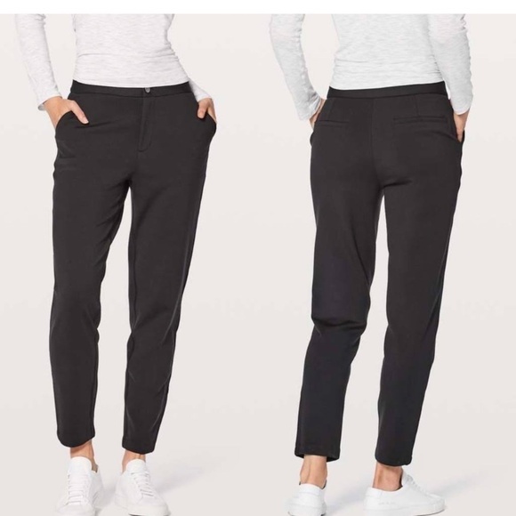 Lululemon City Trek Trouser II In Black Size 4 . Very good condition - Picture 1 of 9